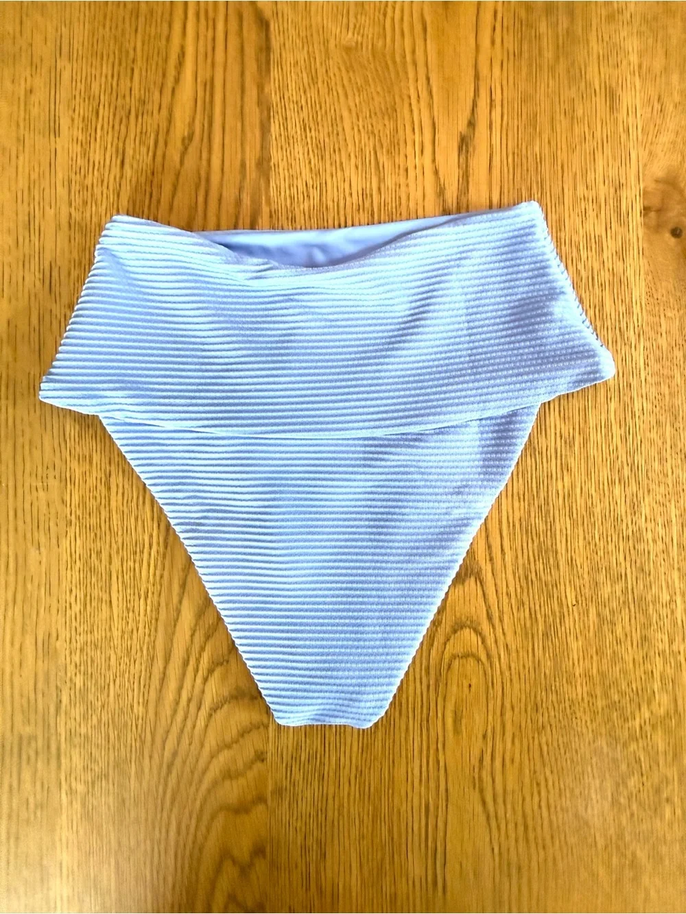 L*Space for Anthropologie Desi Bikini Bottom Lt Blue High Rise Size XS & S NWT